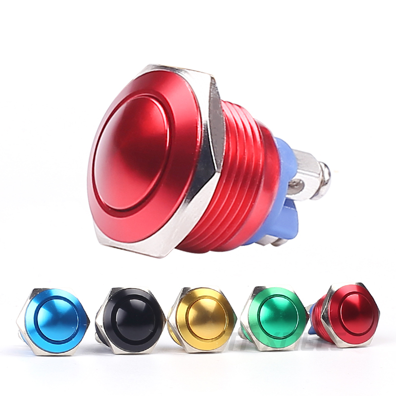 16mm 19mm 22mm Metal Self Reset Push Button Switch